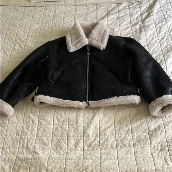 Jason Wu Faux Fur Cropped Coat - Picture 1 of 12
